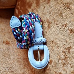 Vintage Rainbow Rope Belt